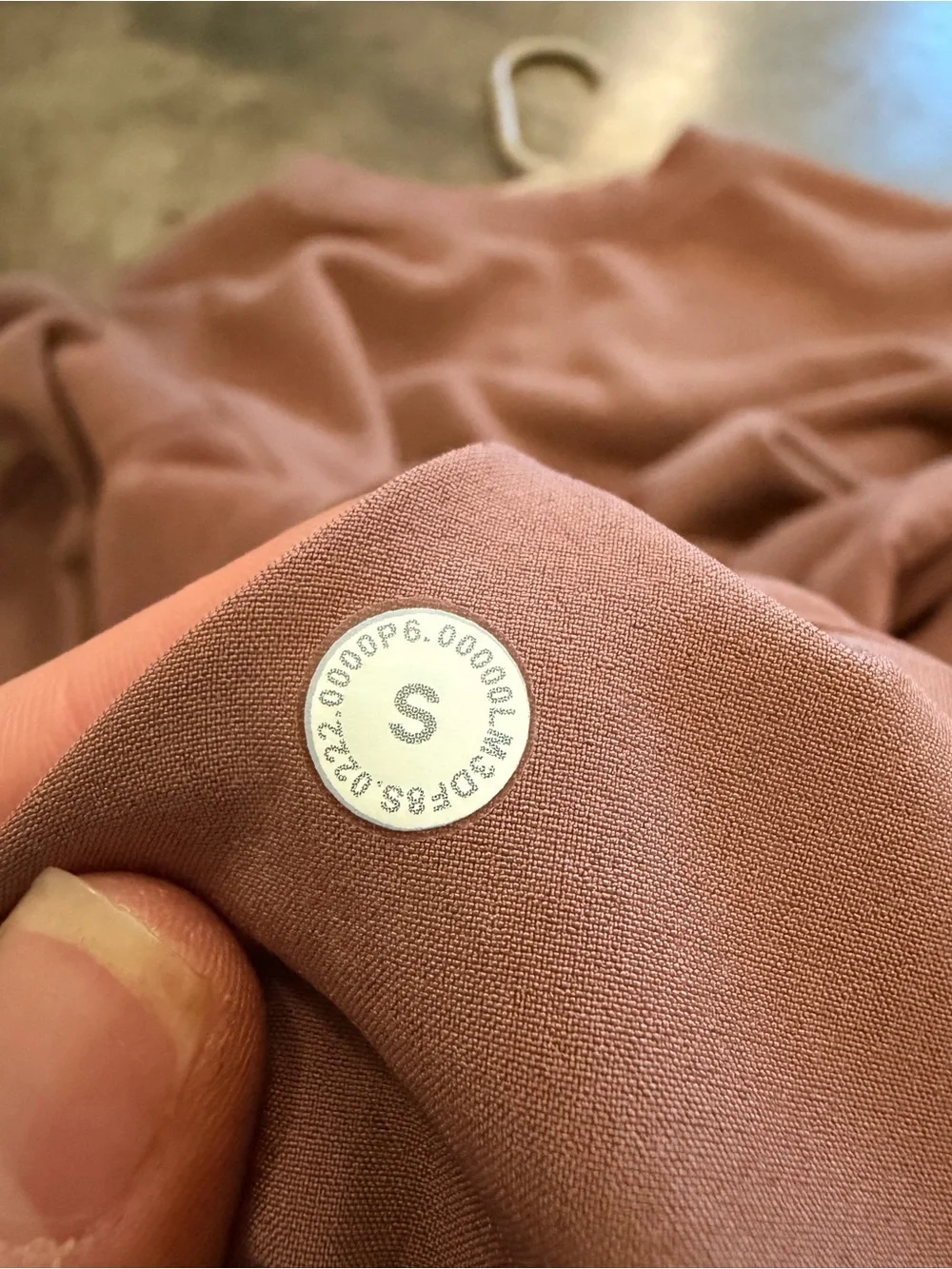Lululemon Dusty Rose Crewneck Sweatshirt Hidden Zip Pocket Cinch Hem S